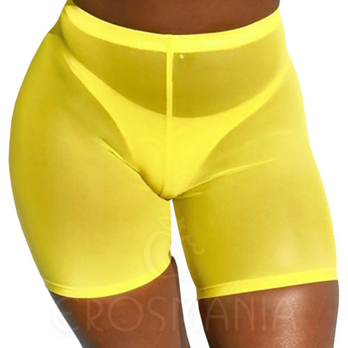 Short Feminino Transparente - Tule