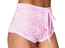 Mini Short Velvet - Rosa claro