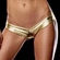 Micro Short - Calcinha - Vinil Dourado (Imagem 1 de 2)