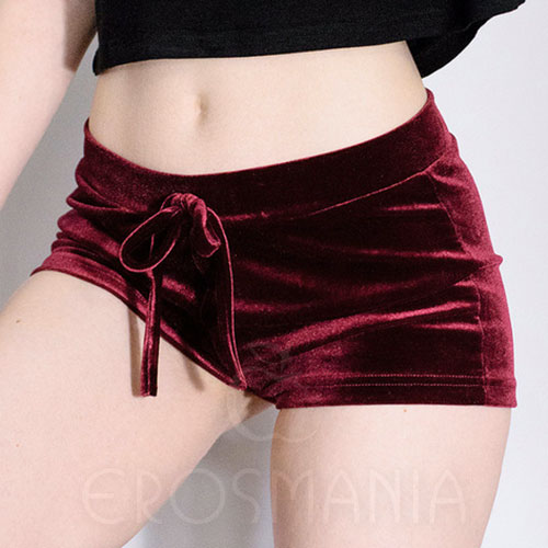 Mini Short Velvet - Vinho