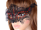 Máscara Sensual The Rhinestone - Renda e Strass