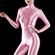 Macacão Sexy - Spandex com Elastano - Rosa (Imagem 2 de 2)