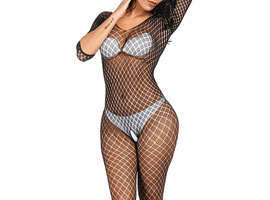 Bodystocking Risk Preto