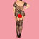 Bodystocking Espartilho Floral - Plus Size (Imagem 2 de 2)