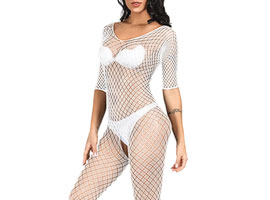 Bodystocking Risk Branco