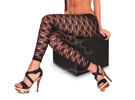 Calça Renda tipo Legging - Preta