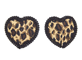 Nipple Coração Adesivo - Onça - (Pasties)