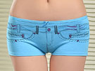 Calcinha Cueca Boxer - Estampa de short Jeans