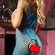 Camisola Transparente - Arrastão - Azul (Imagem 2 de 2)