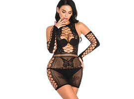 Vestido / Camisola Transparente Butterfly