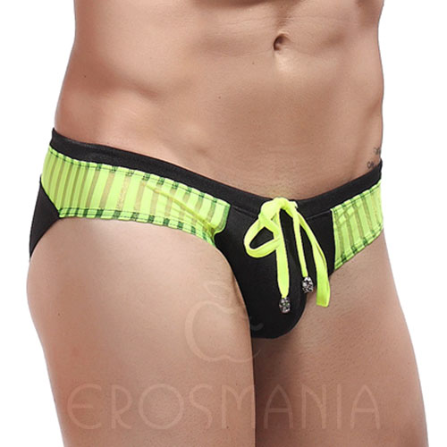 Sunga Transparente - Amarelo Fosforescente