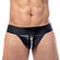 Jockstrap Cirrê Preto com Zíper (Imagem 1 de 2)