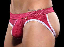 Jockstrap Arrastão Louis - Tapa sexo Masc - Pink