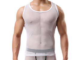 Camiseta Masculina Arrastão White - Transparente