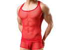 Camiseta Masculina Arrastão Red - Transparente