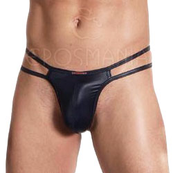 Cueca Jockstrap - Cirré com Elastano - Preta