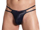 Cueca Jockstrap - Cirré com Elastano - Preta