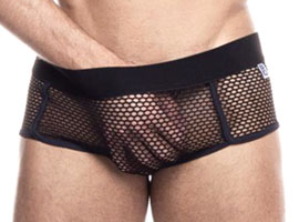 Cueca Slip em Arrastão - Transparente