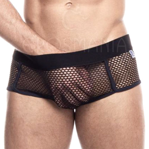 Cueca Slip em Arrastão - Transparente
