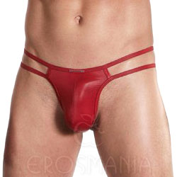 Cueca Jockstrap - Cirré e Elastano - Vermelho Esc