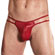 Cueca Jockstrap - Cirré e Elastano - Vermelho Esc (Imagem 1 de 2)