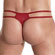Cueca Jockstrap - Cirré e Elastano - Vermelho Esc (Imagem 2 de 2)