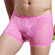 Cueca Boxer - Gatinho Manhoso - Pink (Imagem 1 de 2)