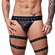 Cueca Jock Cinta Liga - Cirrê Black e Ilhoses (Imagem 1 de 2)