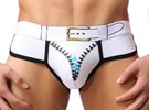 Cueca Erótica Bulk White