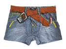 Cueca Boxer Jeans - Cowboy