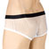 Cueca Sunga Erótica Arrastão - Christian - Branca (Imagem 2 de 2)