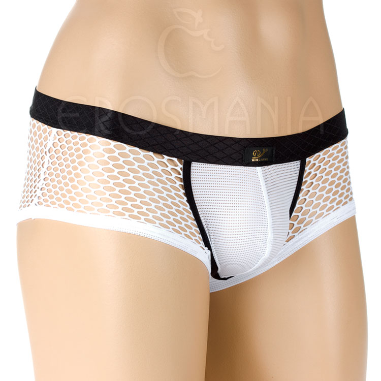 Cueca Sunga Erótica Arrastão - Christian - Branca