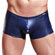 Cueca Boxer de Cirré Azul (Imagem 1 de 3)