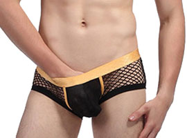 Cueca Sunga Erótica Arrastão - Christian - Preta