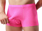Cueca Boxer - Com Camisinha - Pink Fluorescente