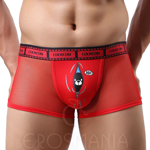 Cueca Boxer - Ursinho - Vermelho