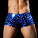 Cueca Sunga - Estrelas - Vinil Metalizada - Azul (Imagem 2 de 2)