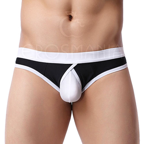 Cueca Erótica com Bojo Transparente - Black