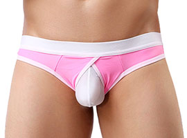 Cueca Erótica com Bojo Transparente - Pink