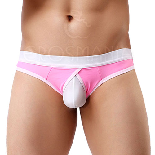 Cueca Erótica com Bojo Transparente - Pink