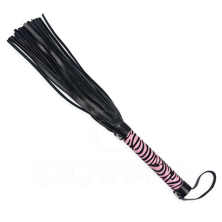 Whip Me Baby Pink - Chicote de luxo tigrado