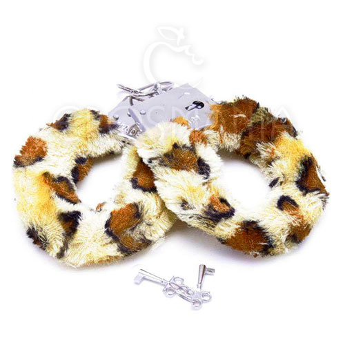 Handcuffs Animals Plush - Algemas metal e pelúcia