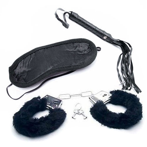 Kama Sutra Erotic Accessory Set - Kit Fetiche Sado