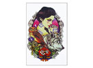 Tatuagem temporária - Lady and the Wolf