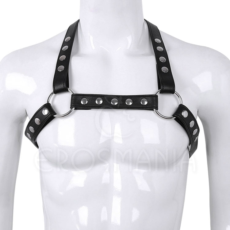 Harness - Arreio Masculino - Couro Ecológico