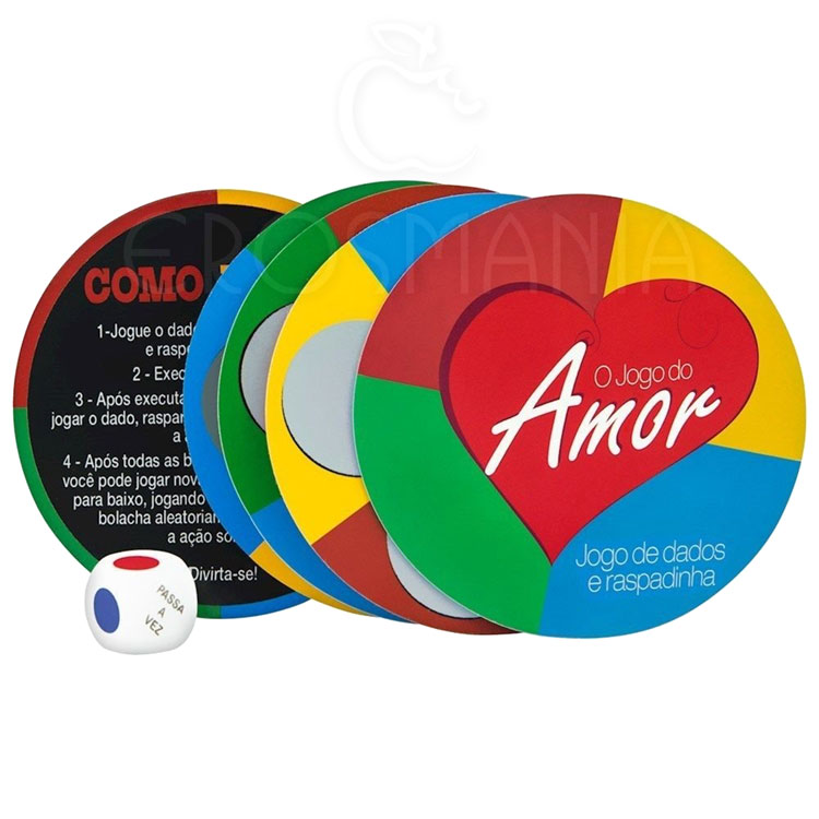 Jogo do Amor - Dado e raspadinha