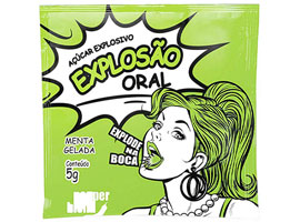 Explosão Oral - Menta Gelada - Sexo oral - 5g