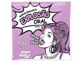 Explosão Oral - Uva - Sexo oral - 5g