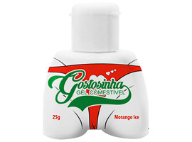 Gostosinha Gel Beijável Ice 25g - Morango