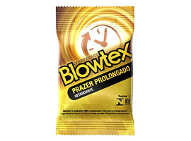 Preservativo: Blowtex&reg; Prazer Prolongado c/ 3 unid